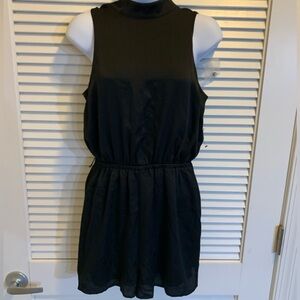 Express Women  Short Black Romper Size XSmall New